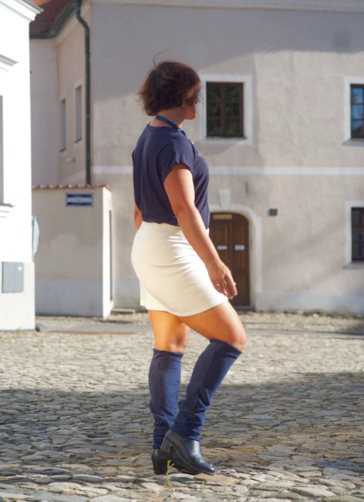 Velvet - Semišové návleky na boty - Marine blue