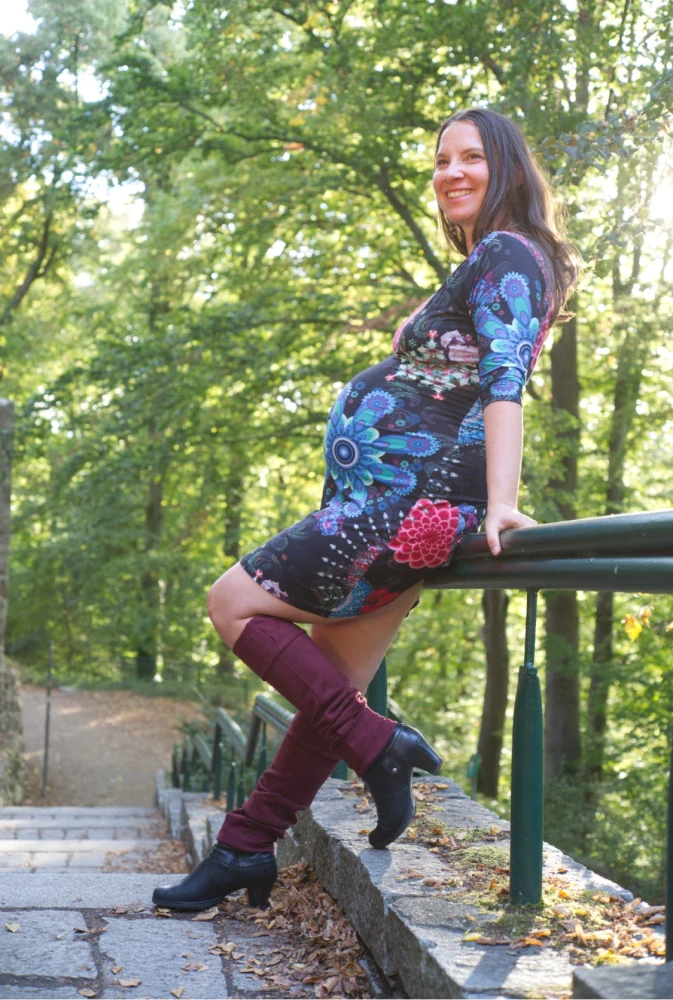 Velvet - Semišové návleky na boty - Merlot