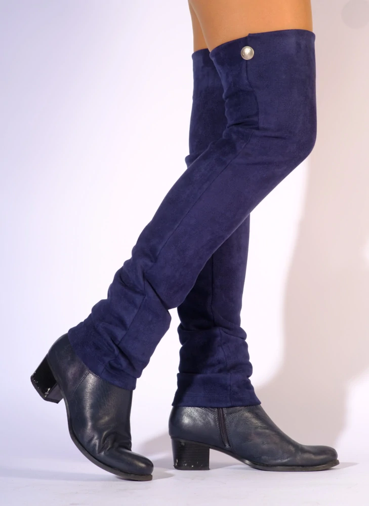 Velvet - Semišové návleky na boty - Marine blue