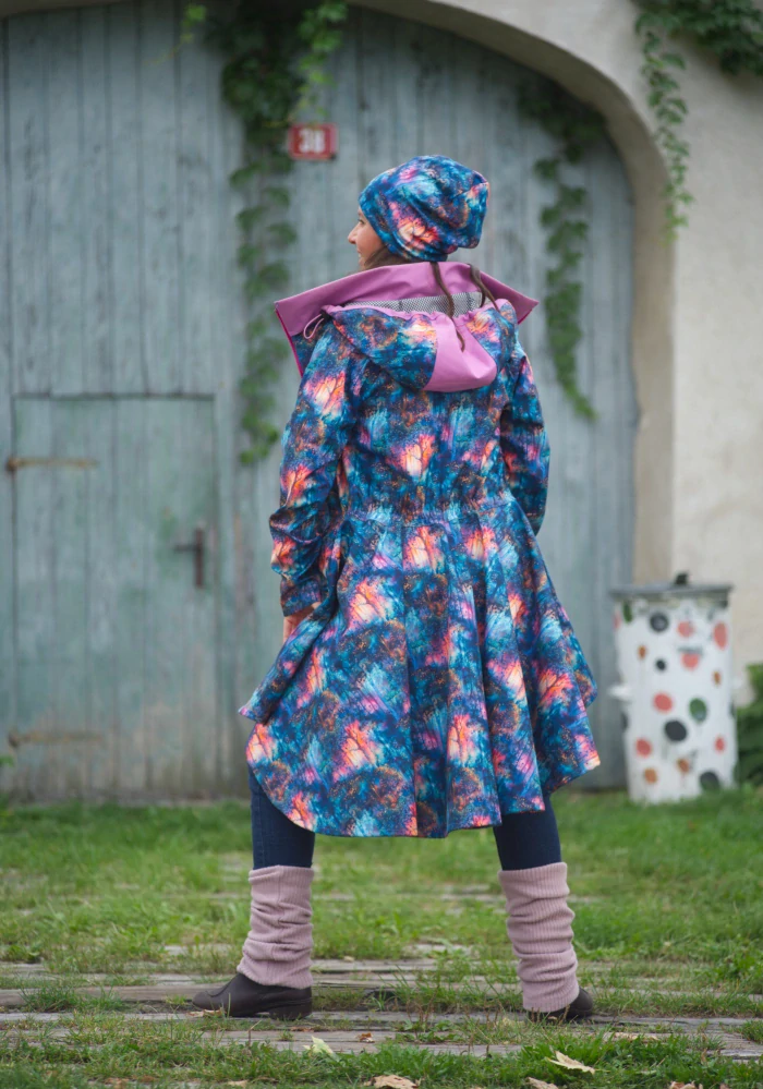 Boho pletené návleky na nohy - Cotton candy
