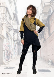 Morpho - Variabilní kabát - Mustard & Black