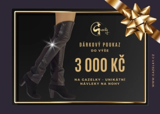 Dárkový poukaz 3 000 Kč