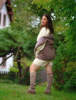 Velvet - Semišové návleky na boty - Soft beige