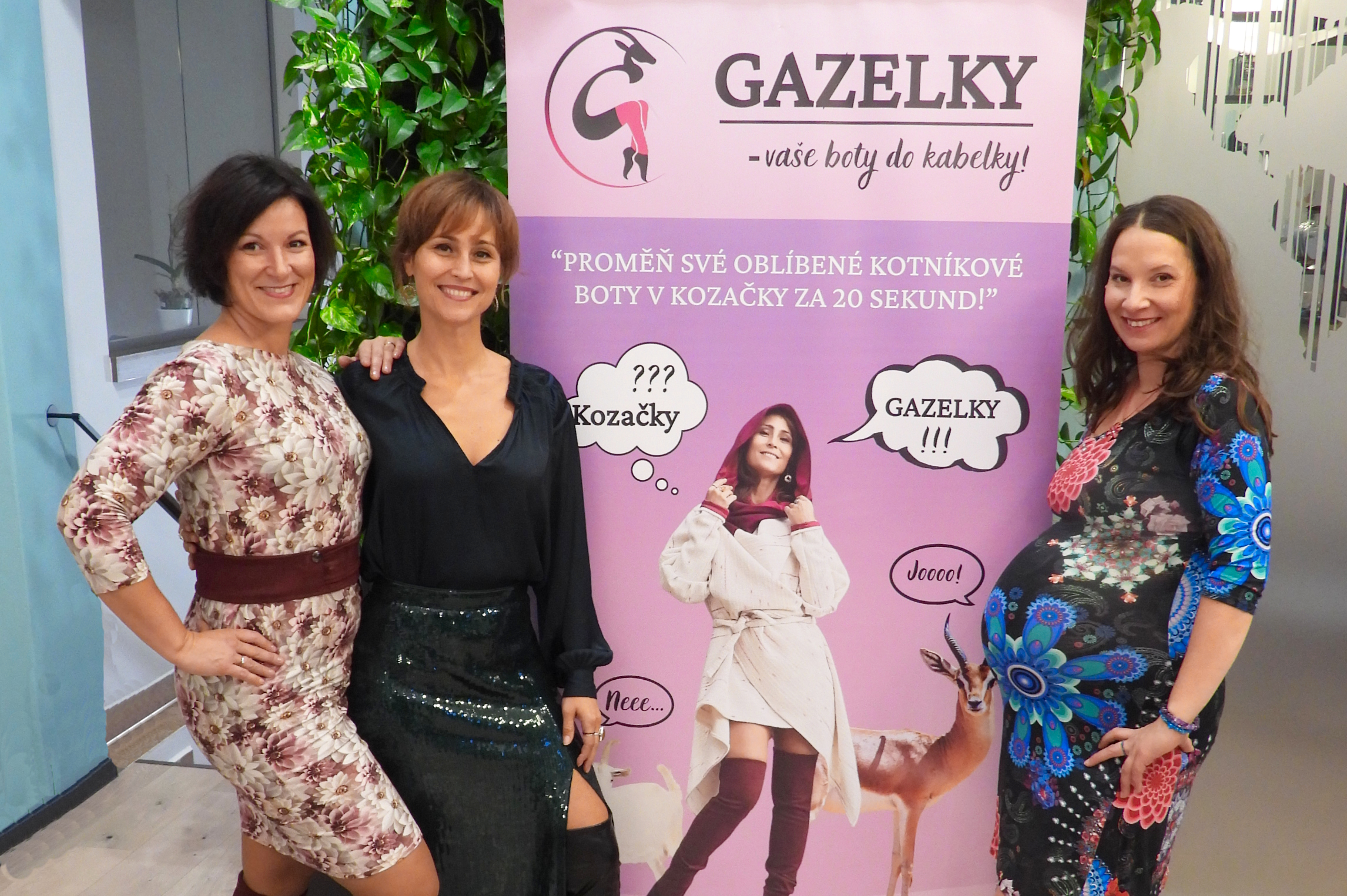 Zakladatelky chytrých zimních návleků na boty Gazelky - vaše boty do kabellky